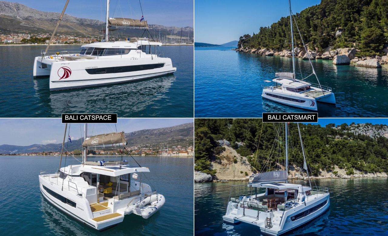 Comparing the Bali Catspace and Bali Catsmart for catamaran charter