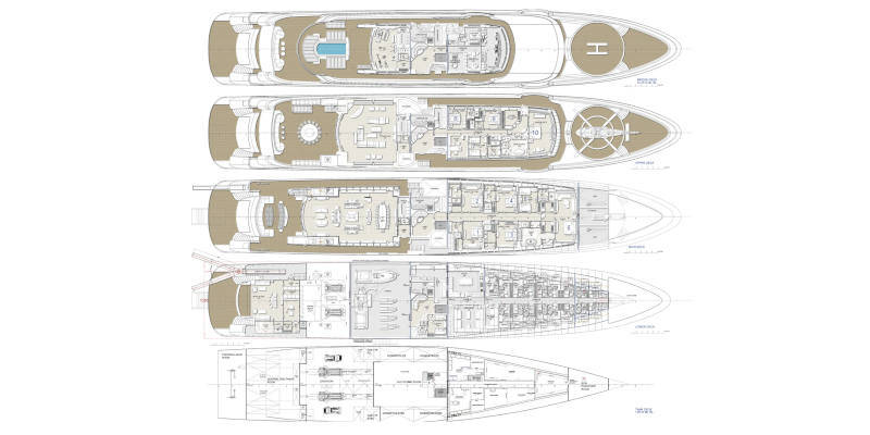 Atalanta Golden Yachts AE “O'ptasia” layout