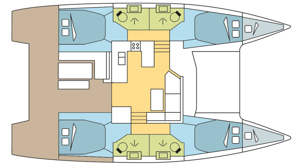 Fountaine Pajot Astrea 42 PRINCE DES MERS 