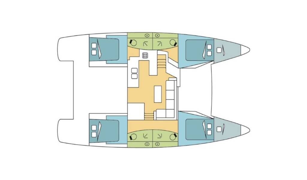 Fountaine Pajot Elba 45 SMART ELECTRIC PANSY