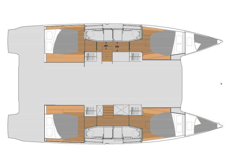 Fountaine Pajot Elba 45 Two Phish