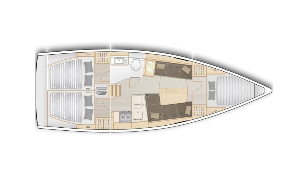 Hanse 348- 3 cab. Nausicaa