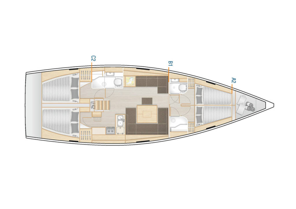 Hanse 458 Sarisu