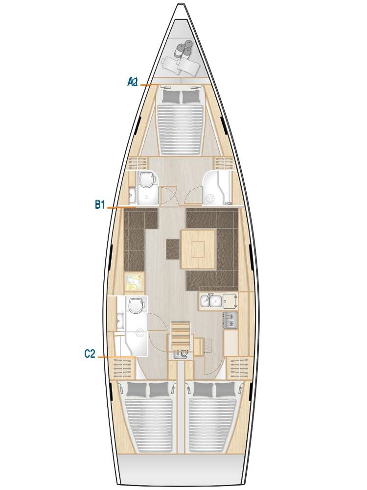 Hanse 458 Meraki of London