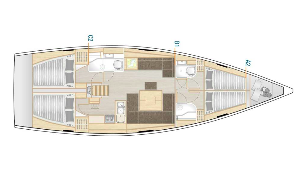 Hanse 458 Deep Sea