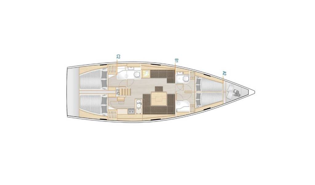 Hanse 458 Apple