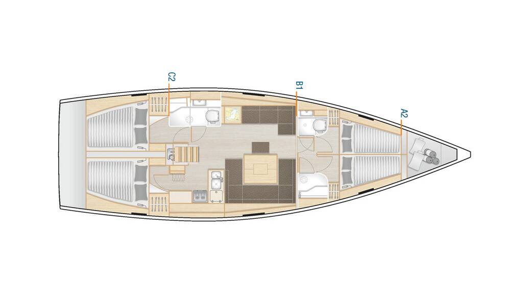 Hanse 458 Gobun