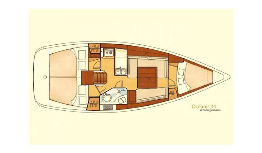 Oceanis 34 Aquamarine