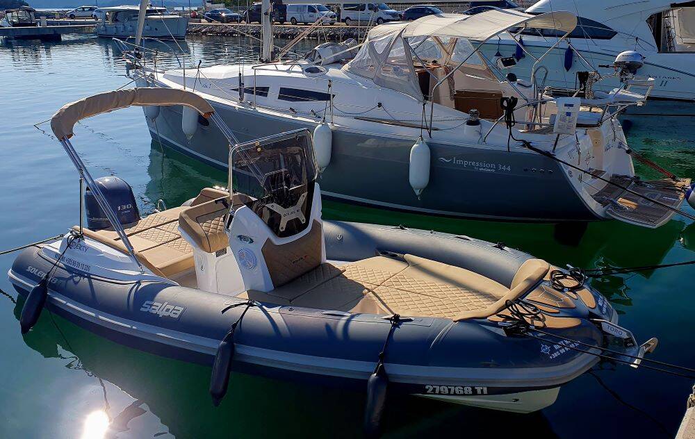 Rubber Boat (R.I.B.) Salpa Soleil 18 "Liberty" Is Located In :marina ...