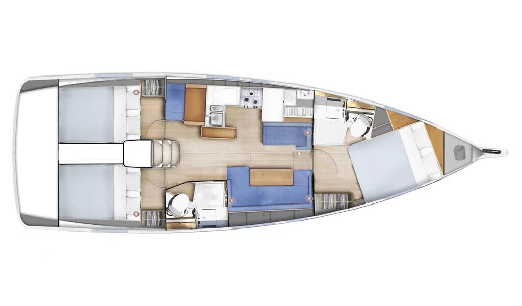 Sun Odyssey 410 Under Pressure