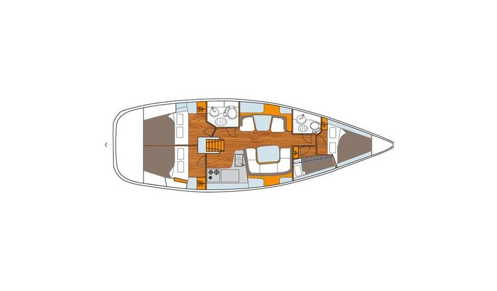 Sun Odyssey 43 DS Gabriela 2