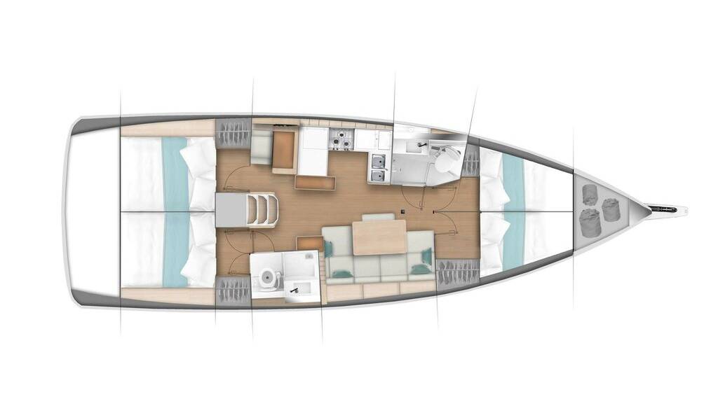 Sun Odyssey 440 Skat